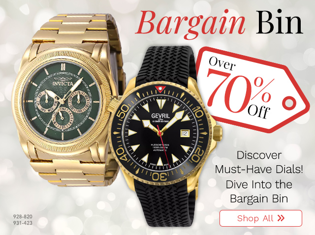 928-820, 931-423 | Discover Must-Have Bargain Bin Dials Over 70% Off