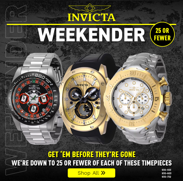 930-553, 930-603, 930-732 | We’re Down to 25 or Fewer of Each of These Timepieces