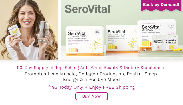 002-312 | SeroVital Advanced Anti-Aging Dietary Supplement 90-Day Supply