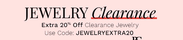 Jewelry Clearance | Extra 20% Off Clearance Jewelry - Use Code: JEWELRYEXTRA20