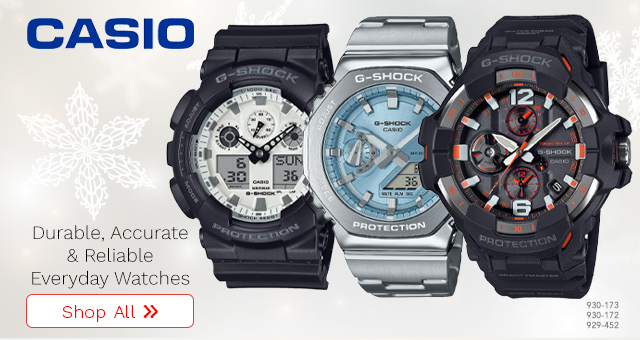 Casio: Durable, accurate & reliable everyday watches