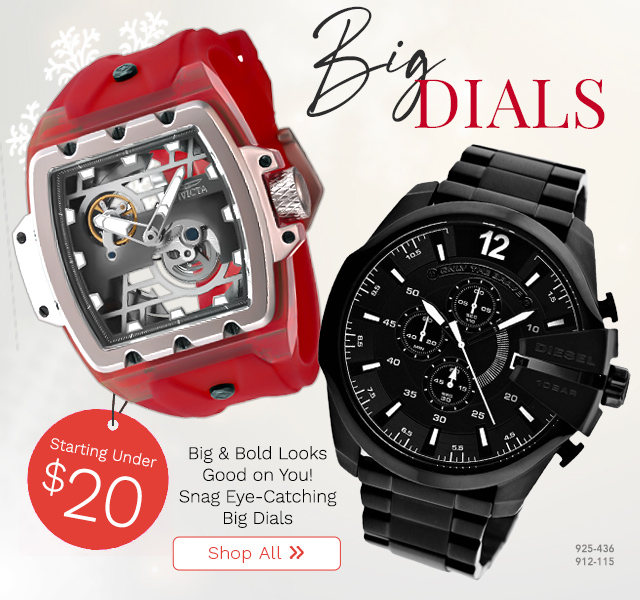 Big Dials starting under $20