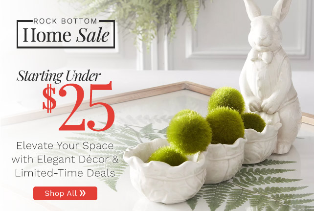 510-399 | Rock Bottom Home Sale - Starting Under $25