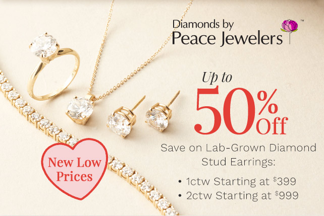 Diamonds by Peace Jewelers Up to 50% Off