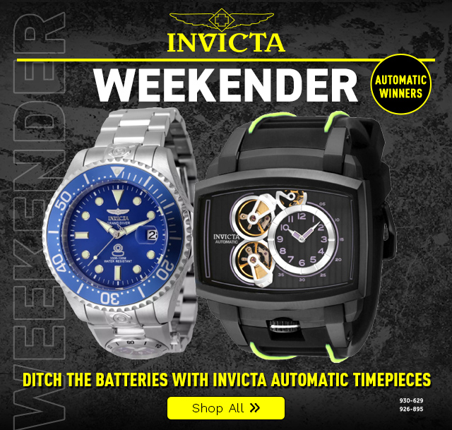 930-629, 926-895 | Ditch the Batteries with Invicta Automatic Timepieces