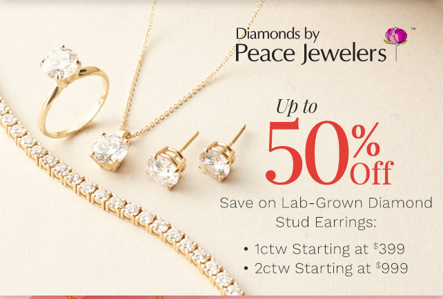 Diamonds by Peace Jewelers Up to 50% Off