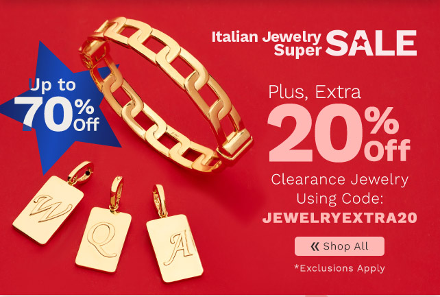 202-562, 209-655 | Italian Jewelry Super Sale Up to 70% Off