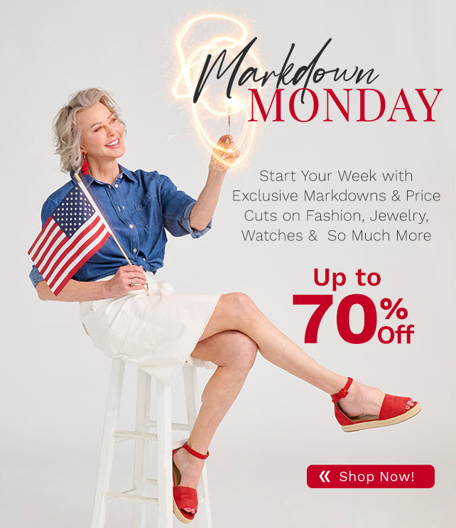 Markdown Monday Up to 70% Off