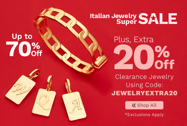 202-562, 209-655 | Italian Jewelry Super Sale Up to 70% Off