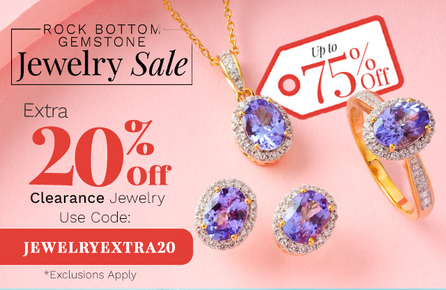 Rock Bottom Gemstone Jewelry Sale Up to 75% Off