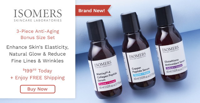 324-612 | ISOMERS Skincare 3-Piece Anti-Aging Bonus Size Set