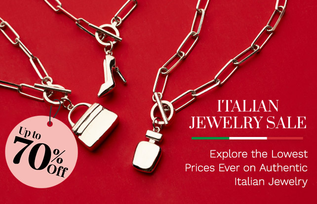 210-413 | Italian Jewelry Sale Up to 70% Off