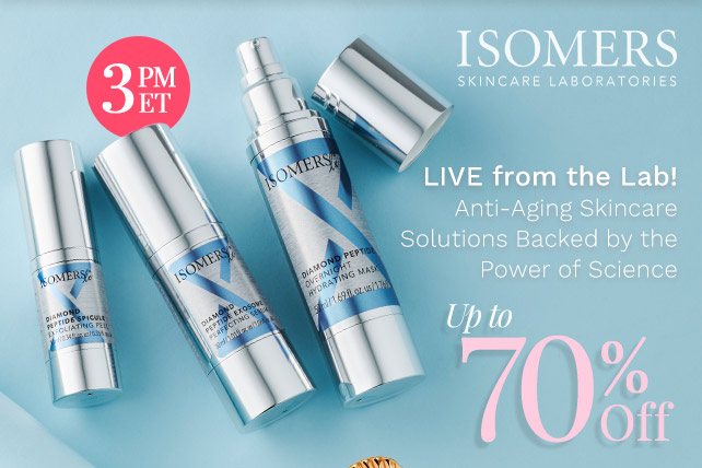 324-480 | ISOMERS Skincare Up to 70% Off - LIVE from the Lab at 3pm ET