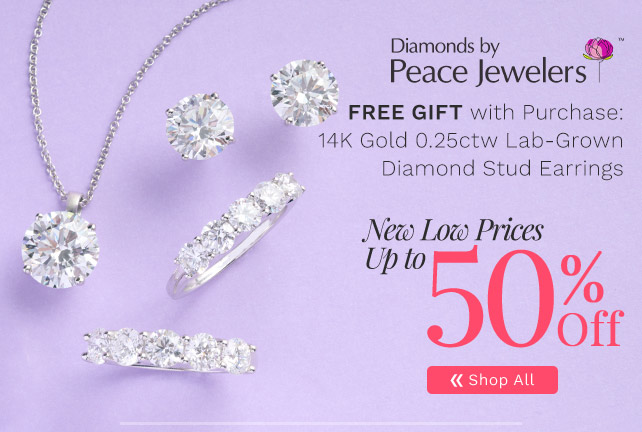 210-217, 210-223, 210-215 | Diamonds by Peace Jewelers Up to 50% Off + FREE GIFT with Purchase