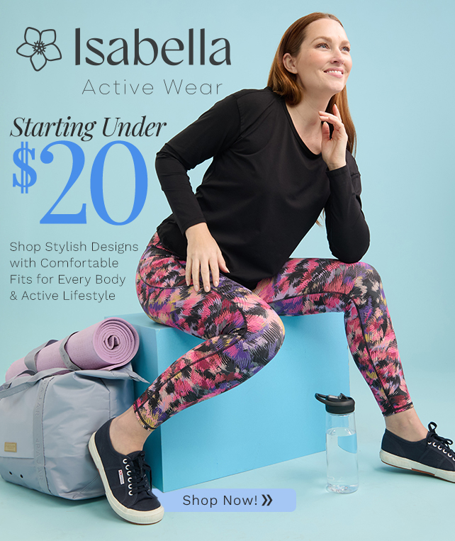 776-368, 775-976 | Isabella Active Wear Starting Under $20
