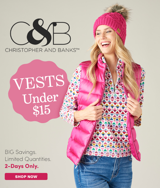 Christopher & Banks | Vests Under $15