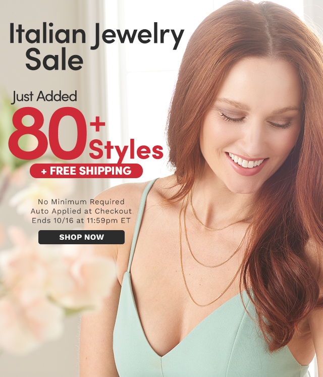 J528403 | Italian Jewelry Sale 80+ Styles Added + FREE SHIPPING