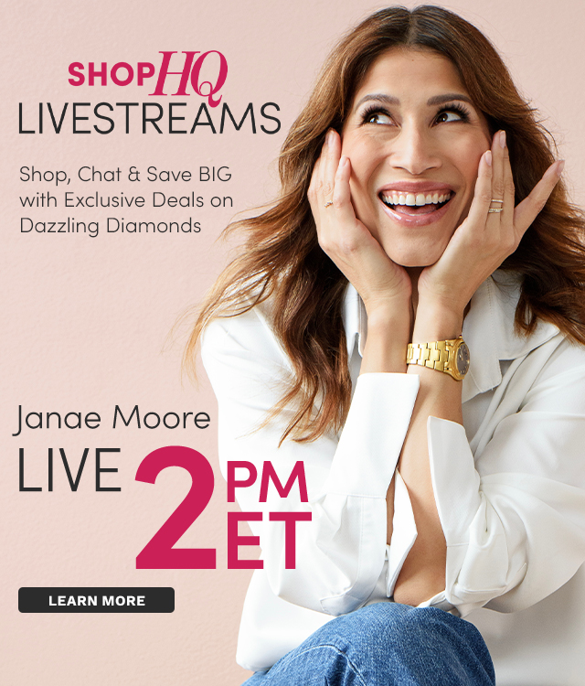 Join Janae Moore LIVE at 2pm ET Shop, Chat & Save BIG with Exclusive Deals on Dazzling Diamonds