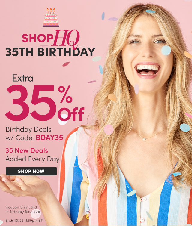 Extra 35% Off Birthday Deals with Code: BDAY35