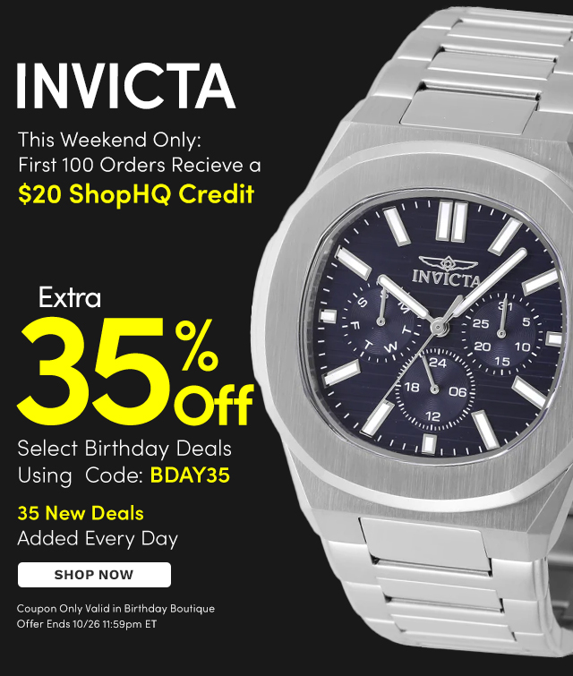 Extra 35% Off Birthday Deals with Code: BDAY35