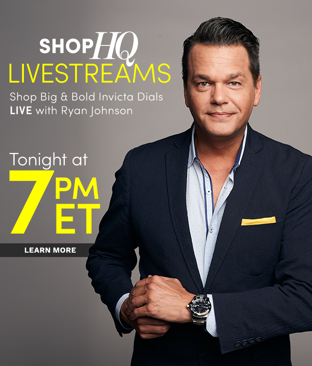 Shop Big & Bold Invicta Dials LIVE with Ryan Johnson Tonight at 7pm ET 