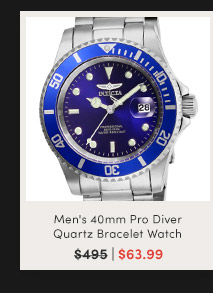 26970 | Men's 40mm Pro Diver Quartz Bracelet WatchRegular price