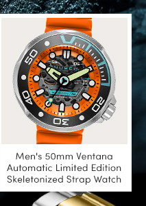 NB-6113-07 | Men's 50mm Ventana Automatic Limited Edition Skeletonized Strap Watch