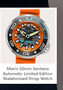 NB-6113-07 | Men's 50mm Ventana Automatic Limited Edition Skeletonized Strap Watch