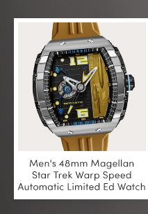 NB-6106-03 | Men's 48mm Magellan Star Trek Warp Speed Automatic Limited Edition Watch