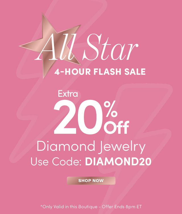 Extra 20% Off Diamond Jewelry with Code: DIAMOND20 Don't Wait - Deal Ends at 8pm ET
