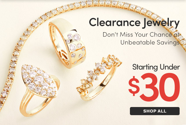 Clearance Jewelry - Starting Under $30