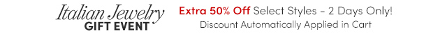 Italian Jewelry Gifts | Extra 50% Off Select Styles.