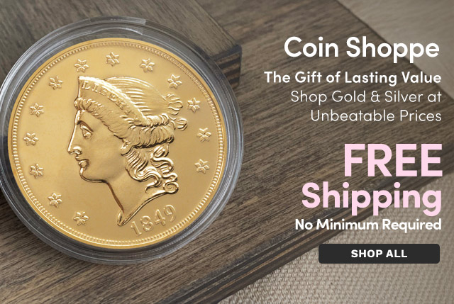 3546 | Coin Shoppe - Free Shipping No Minimum