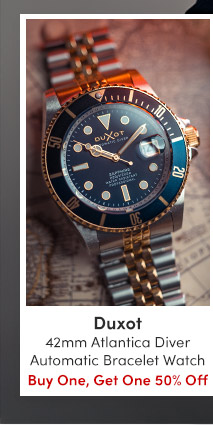 DX-2057 | Duxot Men's 42mm Atlantica Diver Automatic Bracelet Watch