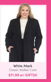 White Mark Classic Walker Coat | $71.99 w/ GIFT20