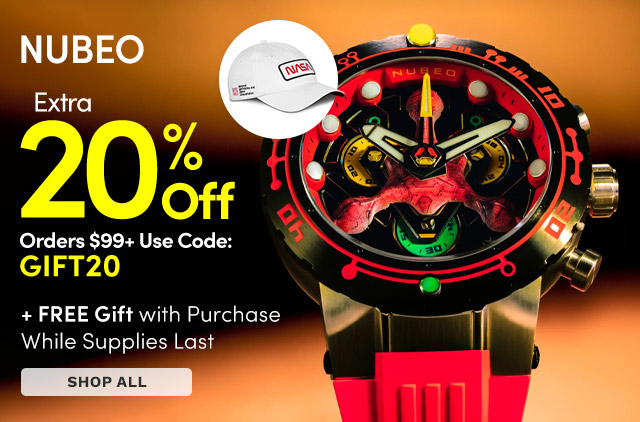 NUBEO Extra 20% Off Orders $99+ with Code: GIFT20