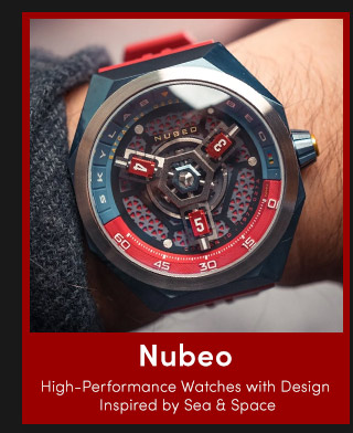 Nubeo | High-Performance Watches with Designs Inspired by Sea & Space