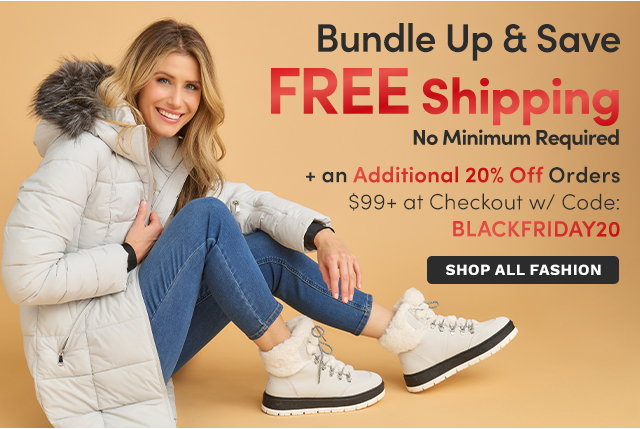 Bundle Up & Save | FREE Shipping (No Minimum) + an Additional 20% Off Orders $99+ Use Code: BLACKFRIDAY20