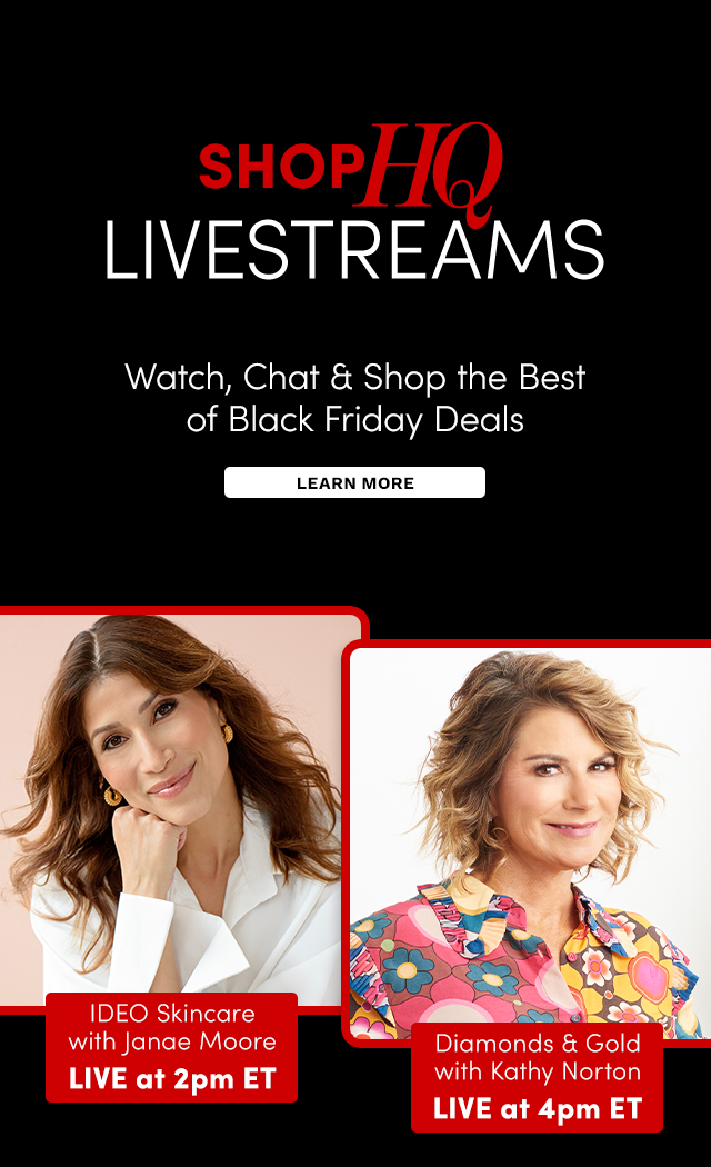 ShopHQ Livestreams - Best of Black Friday Deals | LIVE at 2pm with Janae Moore & 4pm ET with Kathy Norton