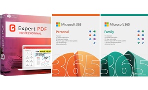 Microsoft 365 personnel ou famille expert PDF pro 1 poste 