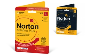 Abonnement Norton AntiVirus Plus ou Secure VPN 2024, pour 1 appareil