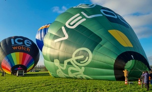 België van Boven: ballonvaart van 1 uur + glas cava en hapjes