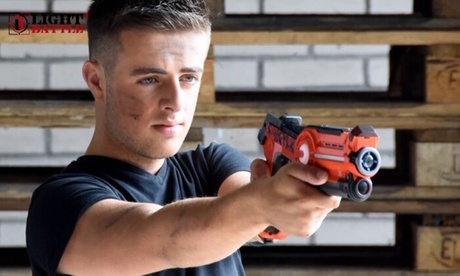 Afhalen: lasergame-materiaal Afhalen: lasergame-materiaal