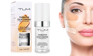 TLM kleurveranderende foundation met SPF 50  TLM kleurveranderende foundation met SPF 50