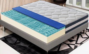 Gel-traagschuimmatras met 13 zones