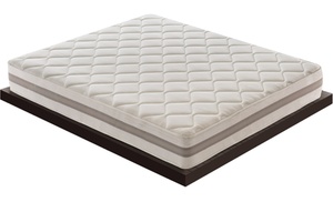Matelas à mémoire de forme et ressorts ensachés