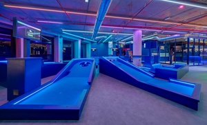 Plezier voor jong & oud: mini-golf, darten, shuffle board of color fun