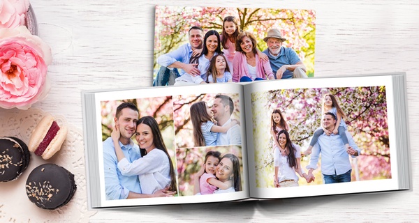 1, 2 of 3 fotoboeken met hardcover fotokaft in A5- of A4- formaat via Printerpix (tot 91% korting)