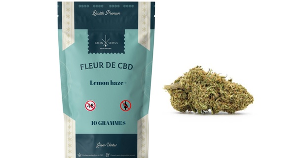 Fleurs de CBD, Lemon Haze de la marque Green Vertus