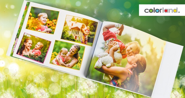 Livre photo classique en format A3 horizontal de 28 à 100 pages, avec Colorland